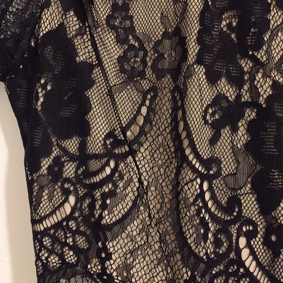 Akira formal dress with see through mesh waist - Picture 3 of 6
